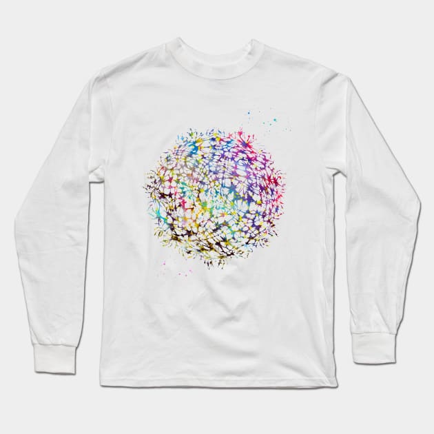 Artificial neural network Long Sleeve T-Shirt by erzebeth